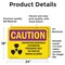 Signmission Radiation & Laser Sign, 18 in H x 24 in W, Vinyl Decal, Rectangle OS-2PACK-CR-D-1824-L-10211 - alternate 5